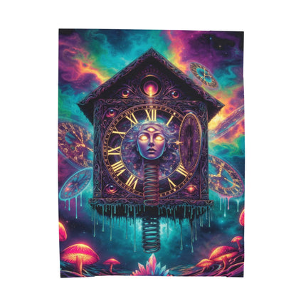 PSYCHEDELIC DIVINE TIME MANIPULATOR Trippy Blanket