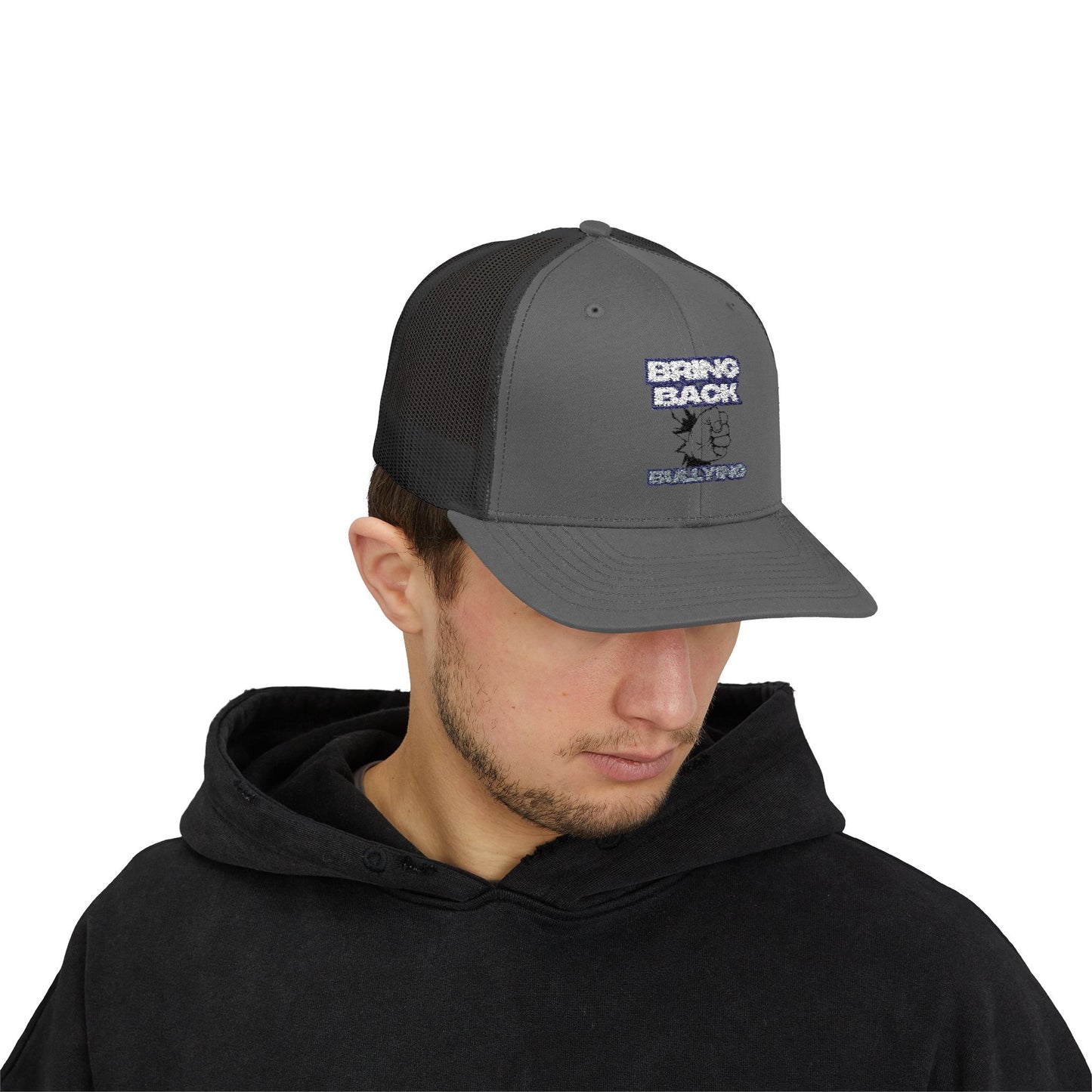 Bringing Back Bullying Snapback Trucker Cap, Adjustable Casual Hat, Anti-Bullying Awareness Gift, Unisex Cap for Teens, Summer Style