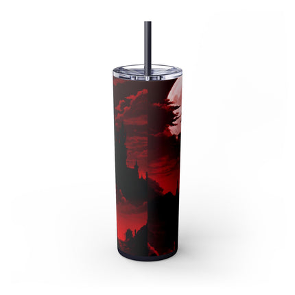 THE CURSED NIGHT BEGINS - Video Game Inspired Insulated Skinny Tumbler