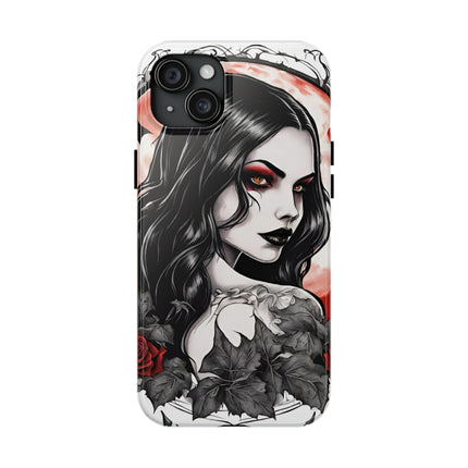 VAMPIRESS UNDER THE BLOOD MOON Phone Case