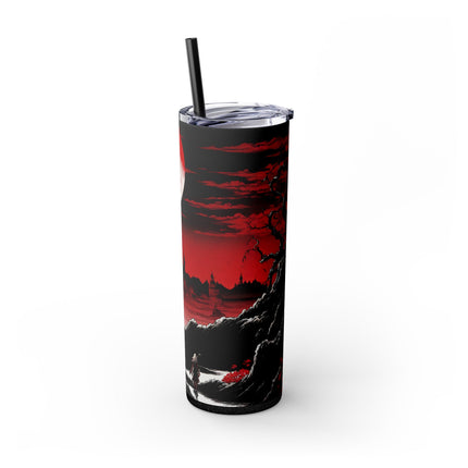 THE PATH OF EMPTINESS IS A PRELUDE TO THE NIGHT - Video Game Inspired Skinny Tumbler