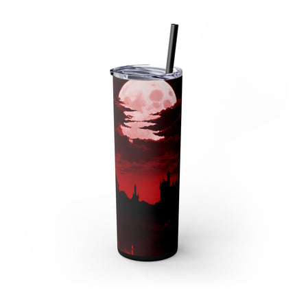THE CURSED NIGHT BEGINS - Video Game Inspired Insulated Skinny Tumbler