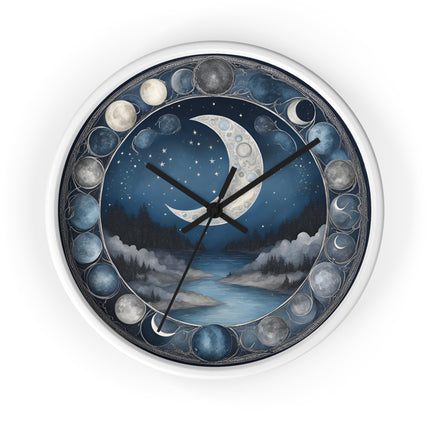 MOON PHASES Wall Clock