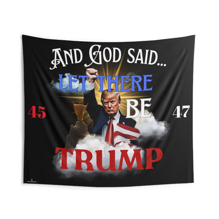Trump Patriotic Trump Supporter Indoor Wall Tapestries, Tapestry Banner, American Flag Wall Hanging, Political Home Decor, USA Veteran Gift