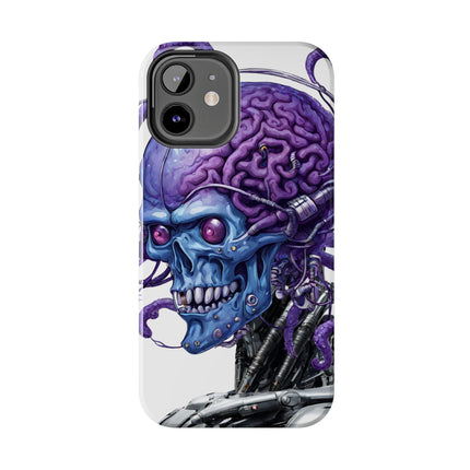 BLUE ALIEN SKULL Phone Case