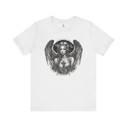 BROKEN BUTTERFLY ANGEL T-Shirt - Damaged Beauty Spiritual Art Tee