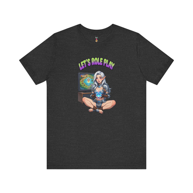 LET'S ROLE PLAY T-Shirt Provocative Seductive Sexy Cartoon Tee