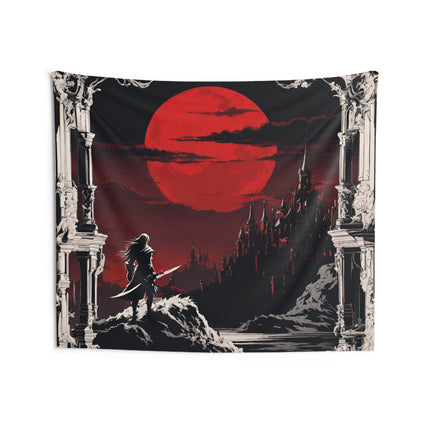 A DESTINY AWAITS TO BE FULFILLED Video Game Inspired Art Tapestry