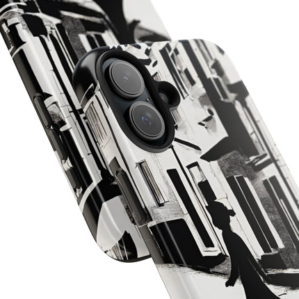 VINTAGE CITY CAT ALLEY WAY Phone Case