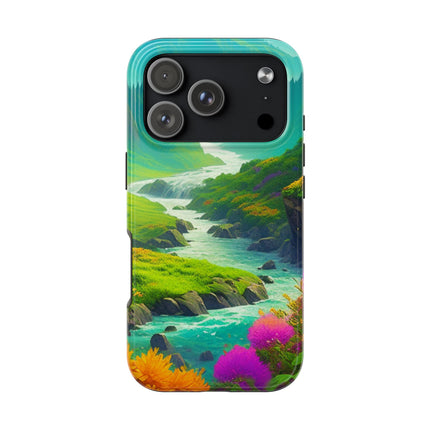 RIVER SPRING FLOWER VALLEY Phone Case