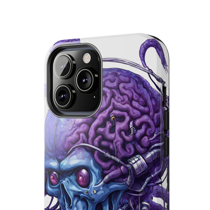 BLUE ALIEN SKULL Phone Case