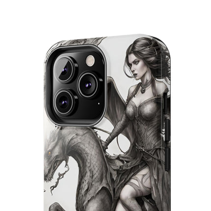 DRAGON AND MORPHING REPTILIAN BEAUTY Phone Case
