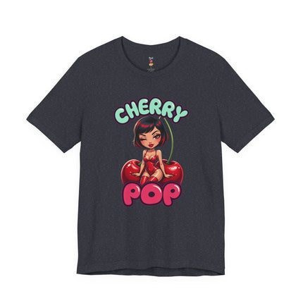 CHERRY POP T-Shirt Provocative Seductive Sexy Cartoon Tee