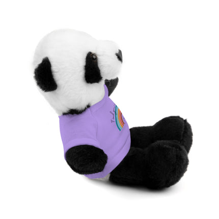 FIND YOUR INNER HAPPY PLACE Inspirational Rainbow Stuffed Animal