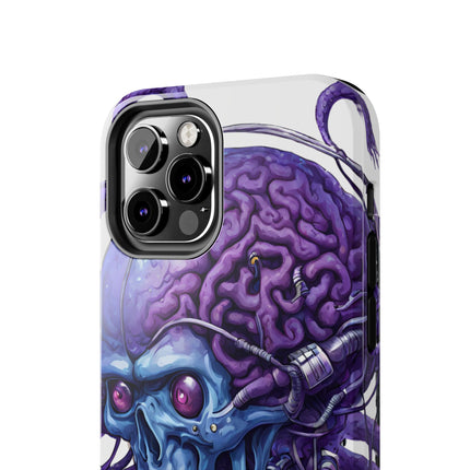 BLUE ALIEN SKULL Phone Case