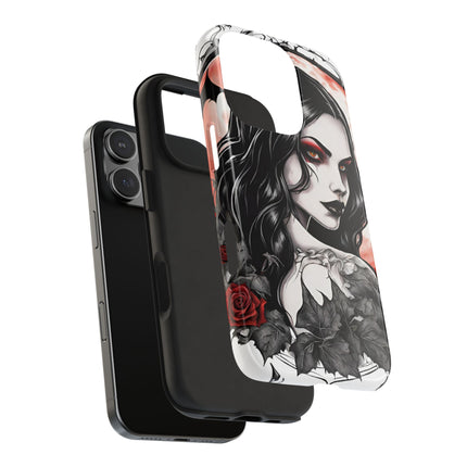 VAMPIRESS UNDER THE BLOOD MOON Phone Case