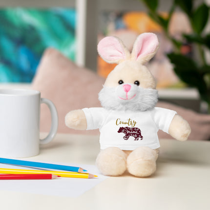COUNTRY MAMA BEAR Stuffed Animal Teddy with Tee