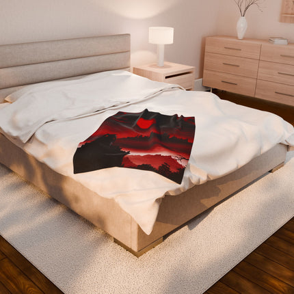 WHAT A HORRIBLE NIGHT TO TRAVERSE THE DARKNESS Video Game Inspired Blanket