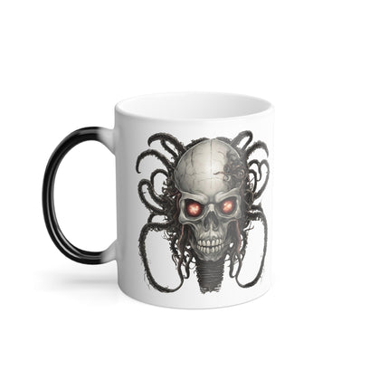 PERSONALIZED EVIL TENTACLE ROBOTIC SKULL Coffee Mug