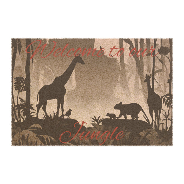WELCOME TO OUR JUNGLE Doormat