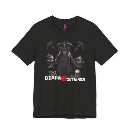DEATHeCUTIONER Series Grim Reaper T-Shirt - Dark Fantasy Horror Art Tee