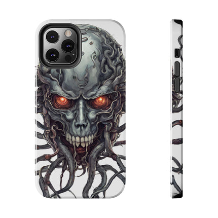 TENTACLED METAL ALIEN SKULL Phone Case