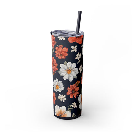 FLOWERS BLOSSOM Tumbler- Fitness Gym Workout Travel Drink Holder