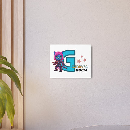 CUSTOM Warrior Cat PERSONALIZED Girls Child Bedroom Metal Art Sign (ADD NAME)