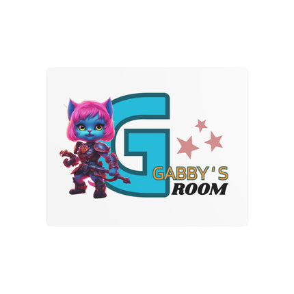 CUSTOM Warrior Cat PERSONALIZED Girls Child Bedroom Metal Art Sign (ADD NAME)