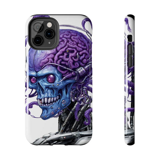 BLUE ALIEN SKULL Phone Case