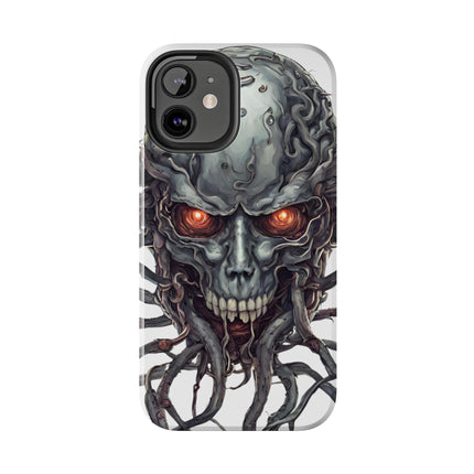 TENTACLED METAL ALIEN SKULL Phone Case