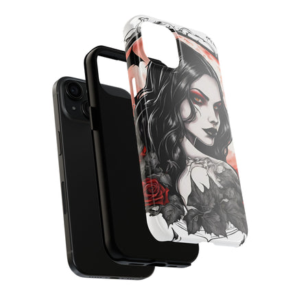 VAMPIRESS UNDER THE BLOOD MOON Phone Case