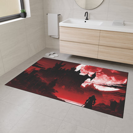 LOOKING OVER THE ABYSS OF SOULLESS EVIL Video Game Inspired Floor Mat