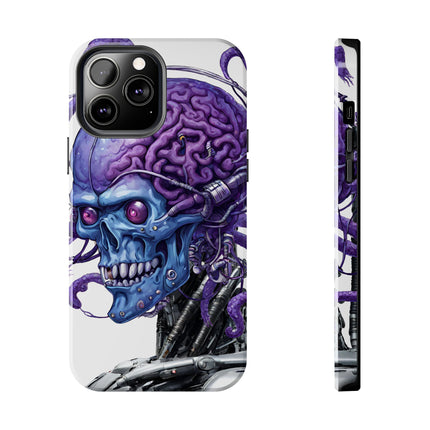 BLUE ALIEN SKULL Phone Case