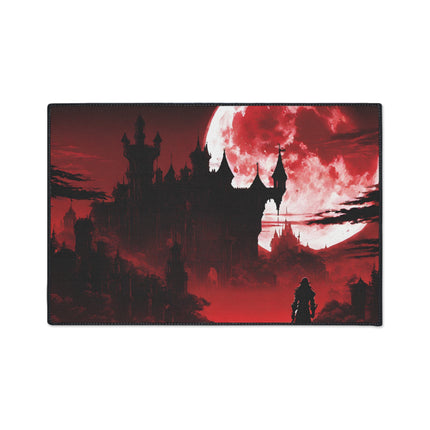 LOOKING OVER THE ABYSS OF SOULLESS EVIL Video Game Inspired Floor Mat