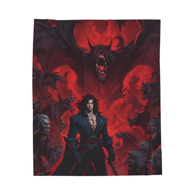 A FORCE OF FATE AGAINST ABSOLUTE EVIL - Video Game Inspired Velveteen Plush Blanket