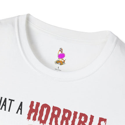 WHAT A HORRIBLE NIGHT TO LOSE A PURSE! Halloween Funny Video Game Inspired Pride Tee | LGBTQ Mens Womens Tshirt