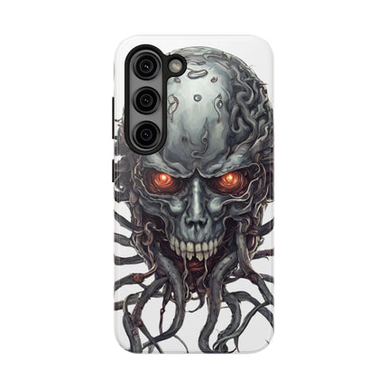 TENTACLED METAL ALIEN SKULL Phone Case
