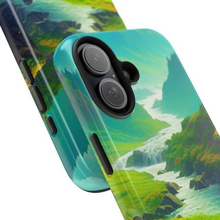 RIVER SPRING FLOWER VALLEY Phone Case