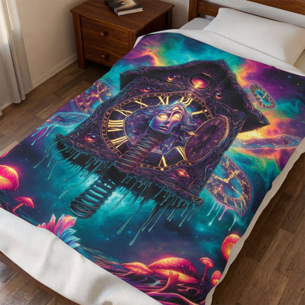 PSYCHEDELIC DIVINE TIME MANIPULATOR Trippy Blanket
