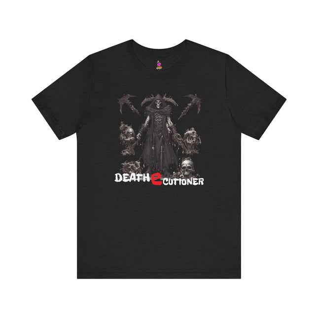 DEATHeCUTIONER Series Grim Reaper T-Shirt - Dark Fantasy Horror Art Tee