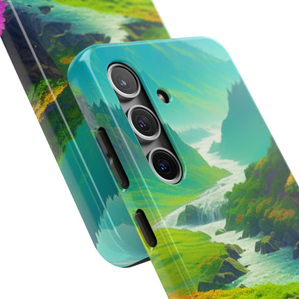 RIVER SPRING FLOWER VALLEY Phone Case