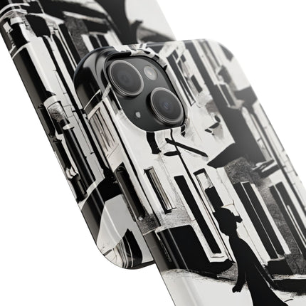 VINTAGE CITY CAT ALLEY WAY Phone Case