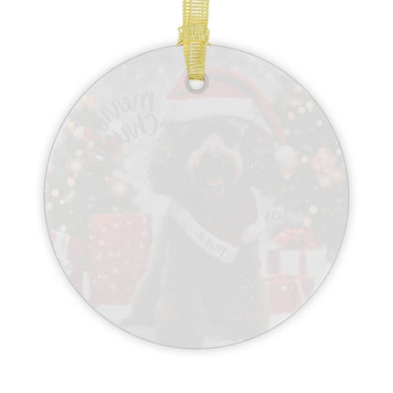 PERSONALIZED POODLE Christmas Ornament