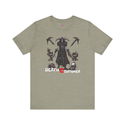 DEATHeCUTIONER Series Grim Reaper T-Shirt - Dark Fantasy Horror Art Tee