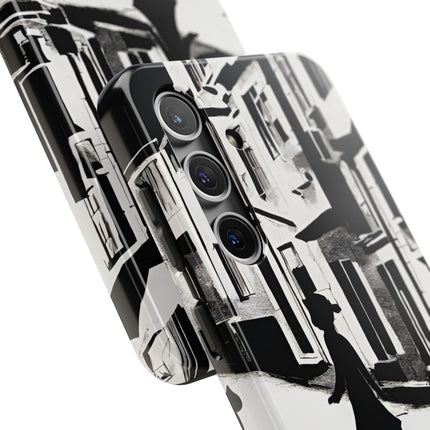 VINTAGE CITY CAT ALLEY WAY Phone Case