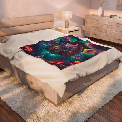 PSYCHEDELIC DIVINE TIME MANIPULATOR Trippy Blanket