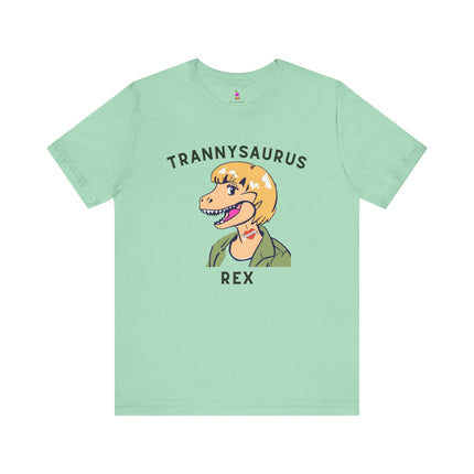 TRANNYSAURUS REX T-Shirt - Funny Dinosaur Parody Humor Tee
