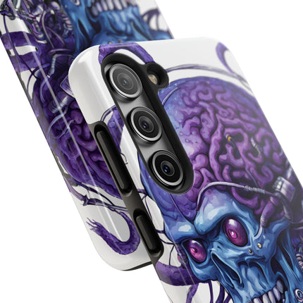 BLUE ALIEN SKULL Phone Case