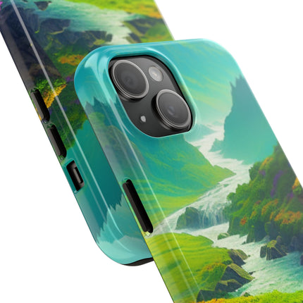 RIVER SPRING FLOWER VALLEY Phone Case